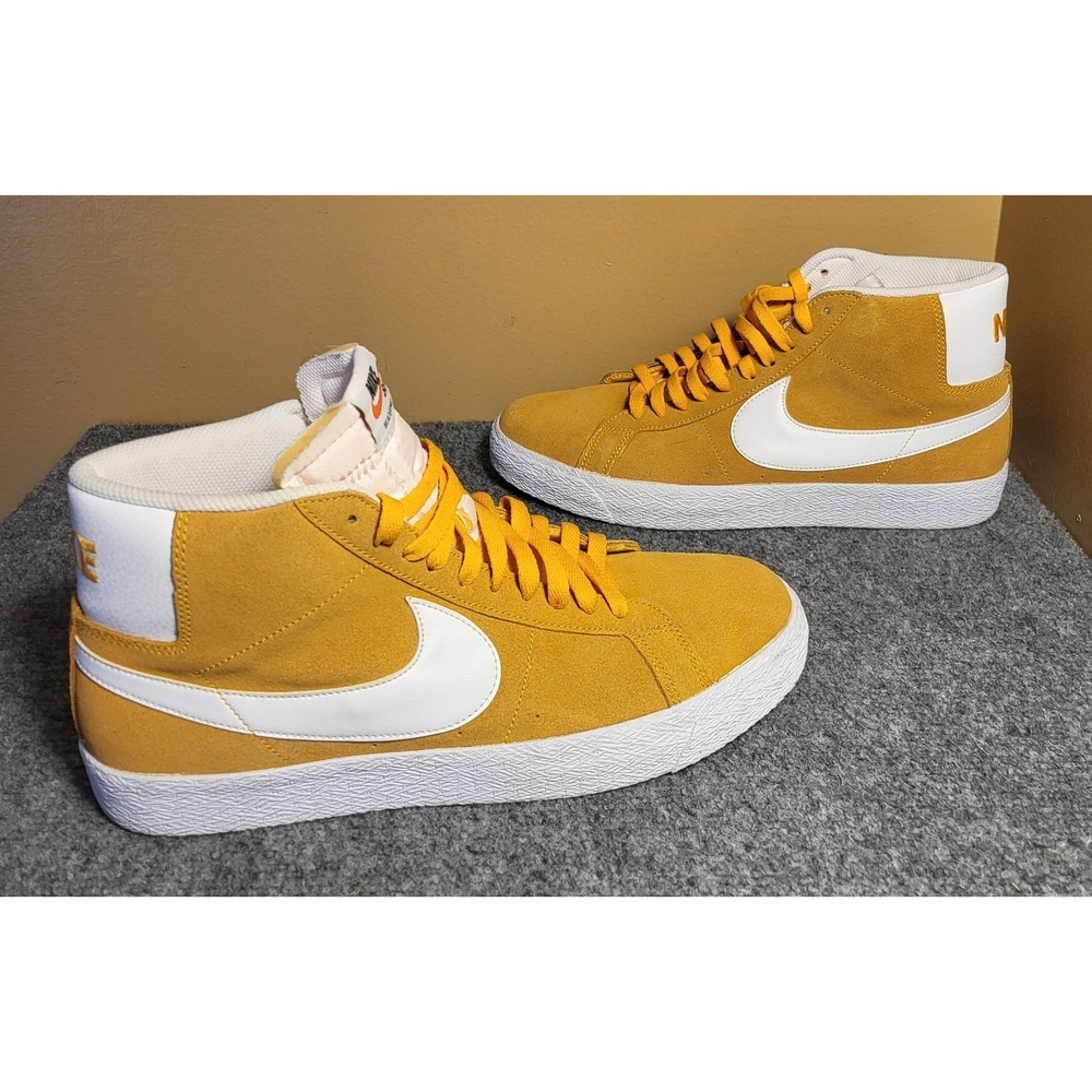 Nike SB Zoom Blazer Mid "University Gold" Skate Shoe (864349-700) Men's Size 11
